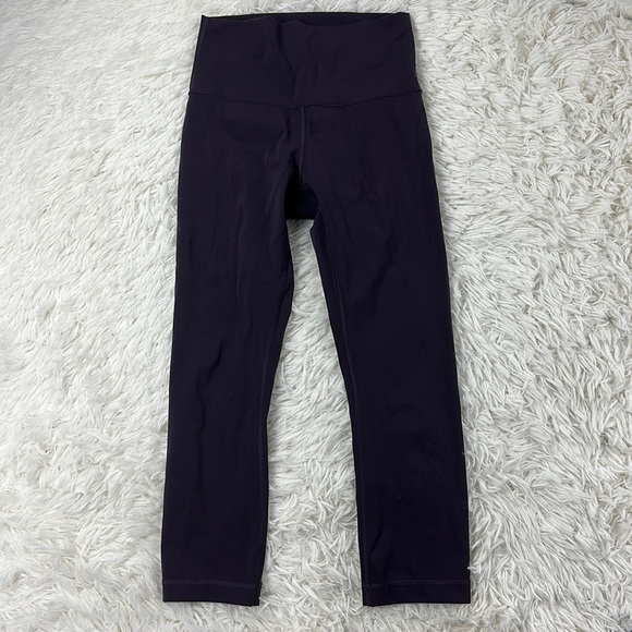 lululemon athletica Pants - Lululemon Wunder Under Crop (Hi-Rise) (Full-On Luxtreme 21") Black Currant